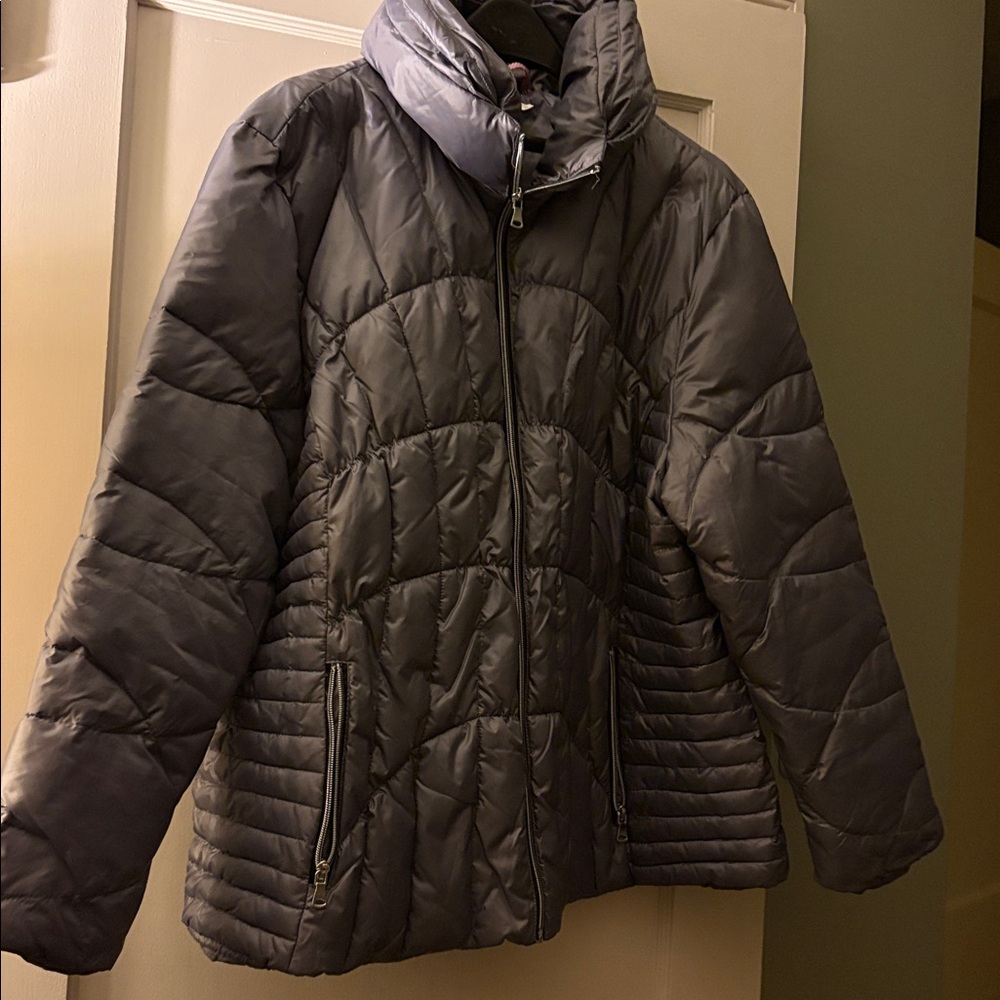 Sporto Silver Quilted Jacket